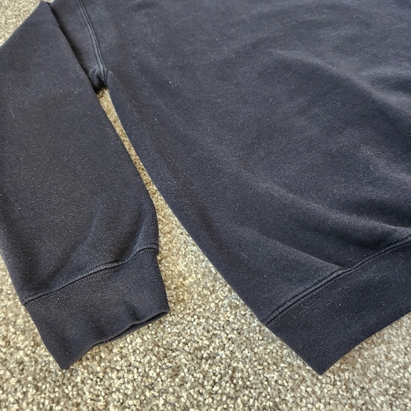 LIKE NEW Black Crewneck Sweatshirt "Black is My Happy Color" Unisex Size M - Picture 12 of 13